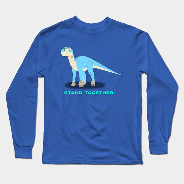 Dinosaur Aladar Stand Together Long Sleeve T-Shirt by Grove Acres